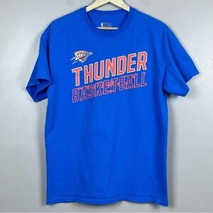 NBA Oklahoma City Thunder Basketball Men's Graphic Print Tee Shirt Size M Sports